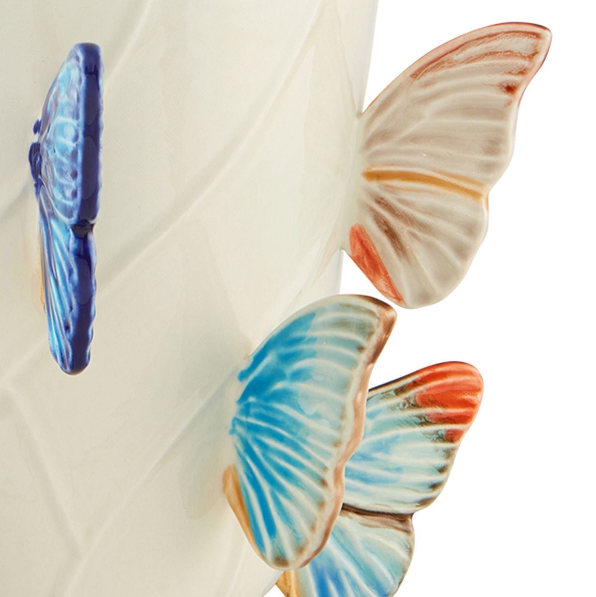 Enchanting 3D Butterfly Ceramic Vase - Whimsical Nature-Inspired Flower Pot (30cm)